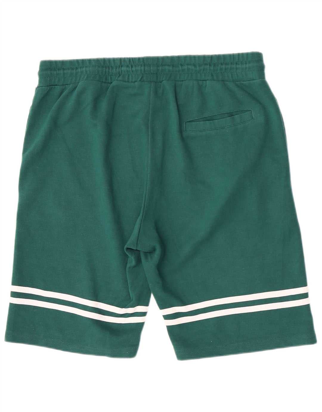 Kappa Hombre Pantalones Cortos Deportivos Poliéster A Rayas Verde Grande