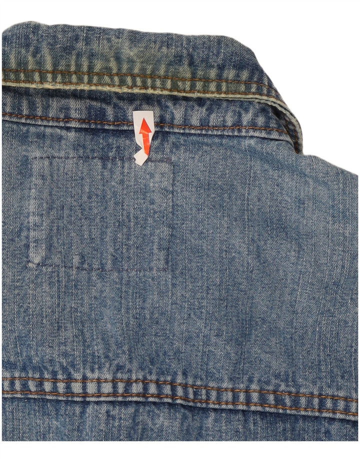 John Baner Chaqueta vaquera para hombre UK 38 Algodón azul medio