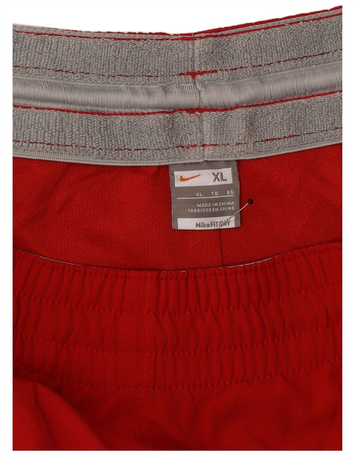 Pantalón Nike Hombre Dri Fit Chándal XL Rojo Poliéster