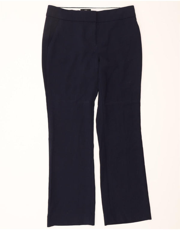 J. Crew Pantalones chinos rectos Edie para mujer US 8 Medium W32 L32 Azul marino