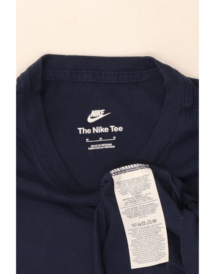 Camiseta Nike Hombre Top Medium Azul Marino Algodón