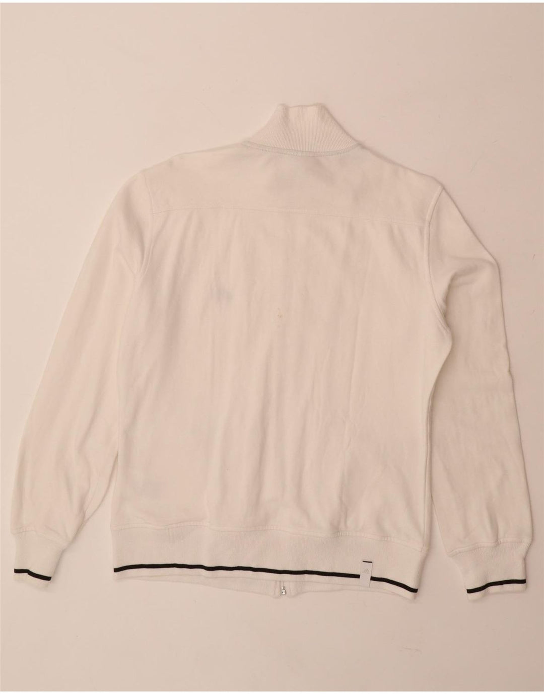 ADIDAS Chaqueta de chándal para hombre UK 40/42 Algodón blanco mediano