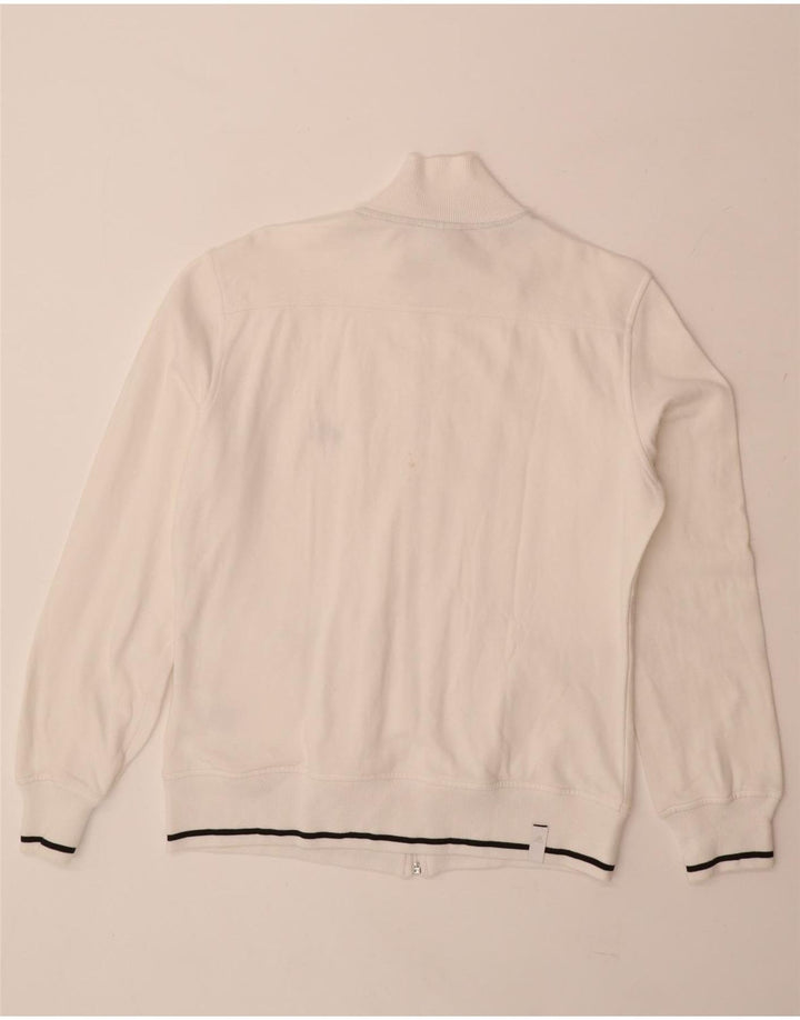 ADIDAS Chaqueta de chándal para hombre UK 40/42 Algodón blanco mediano