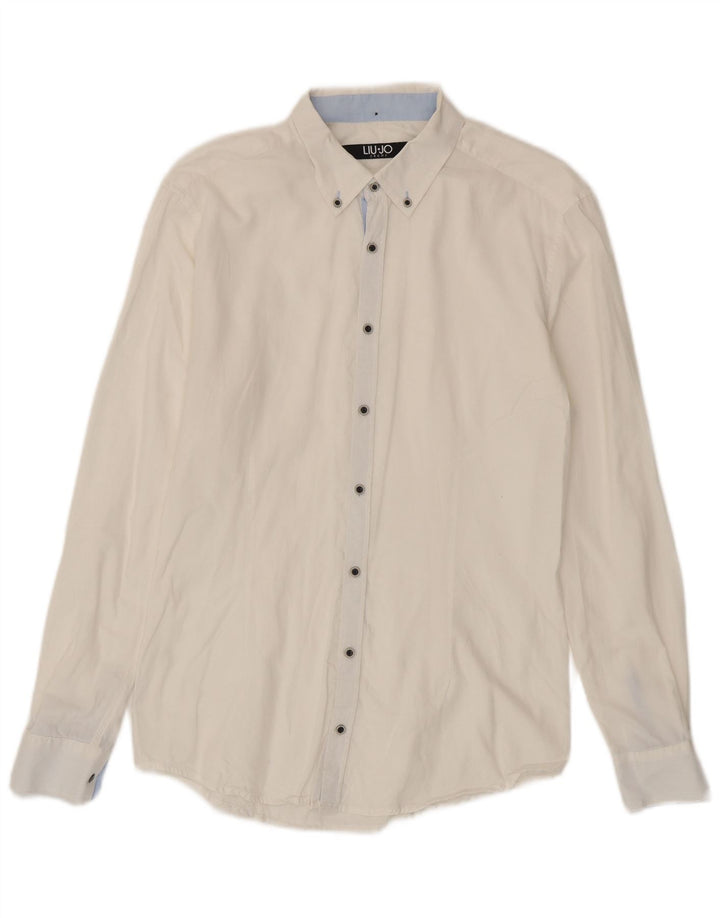 Camisa Liu Jo Hombre Pequeña Blanca