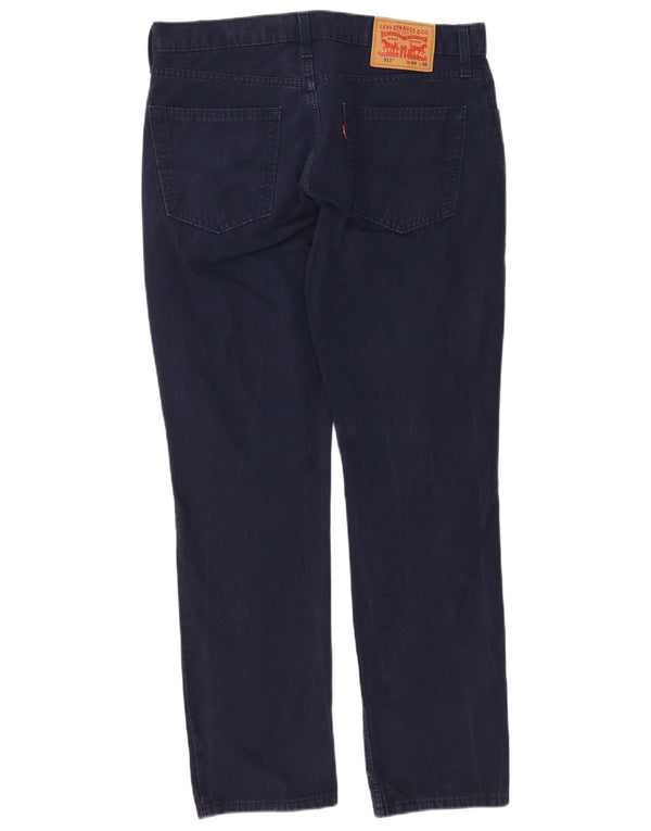 Levi's Mens 511 Slim Fit Pantalones Casuales W34 L30 Algodón Azul Marino