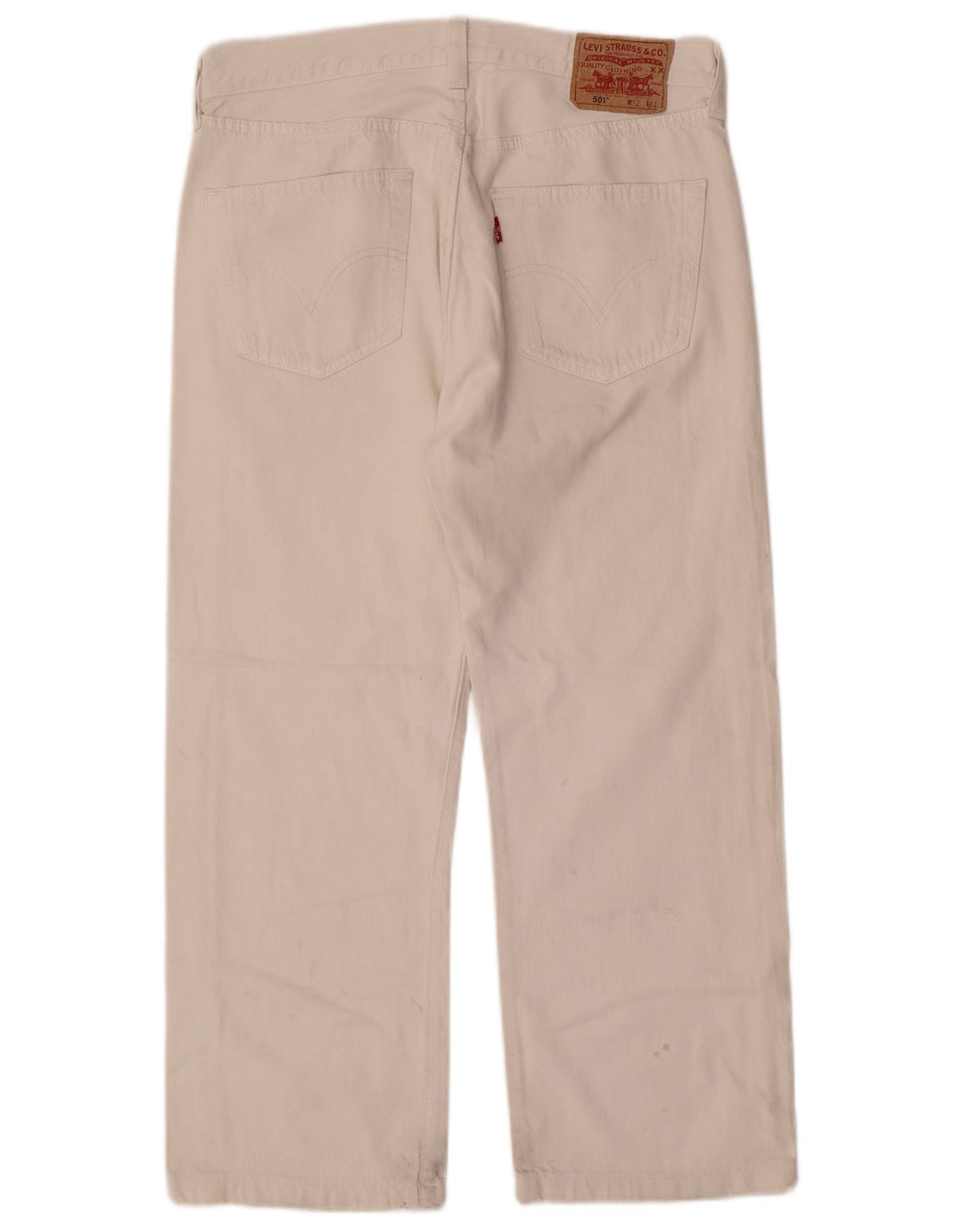 Levi's Jeans rectos 501 para hombre W32 L26 Algodón blanco