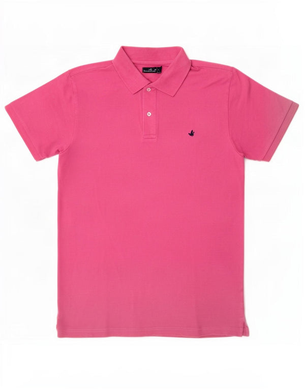 Brooksfield Polo Hombre Algodón Rosa Medio