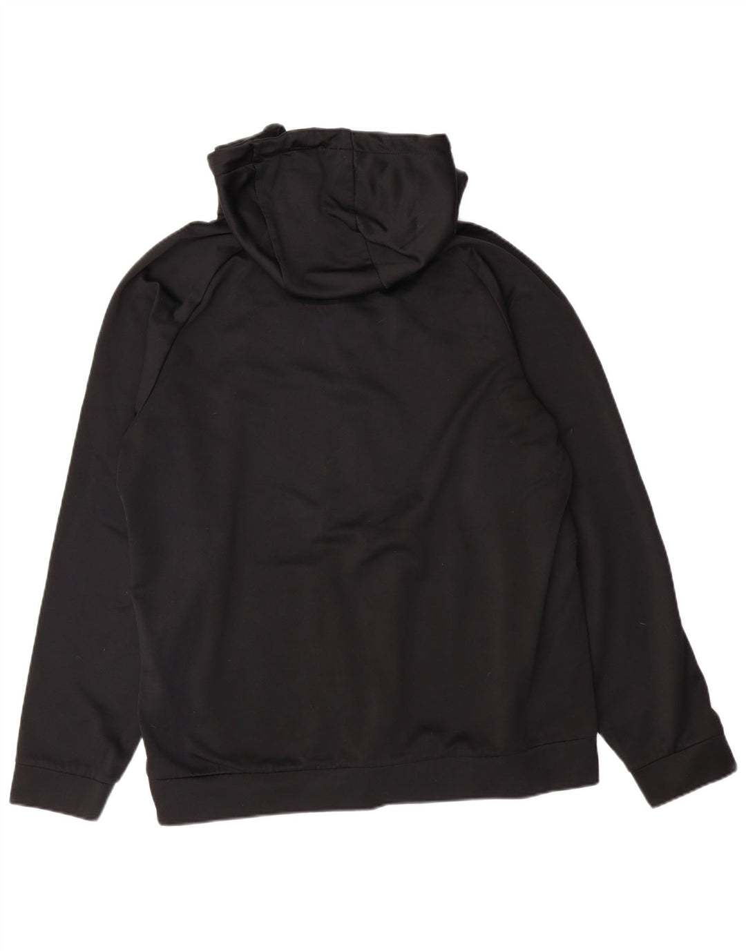 NIKE Sudadera con capucha y cremallera Dri Fit para hombre Poliéster negro mediano