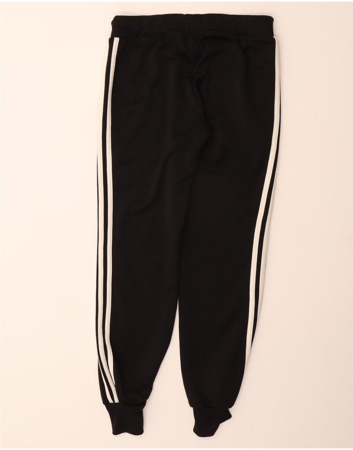 ADIDAS Womens Tracksuit Trousers Joggers UK 12 Medium  Black Polyester