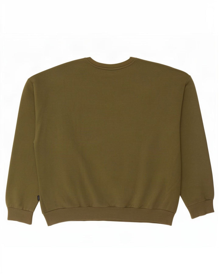 Puma Hombre Sudadera Gráfica Jumper XL Algodón Caqui