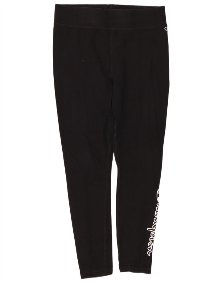 CHAMPION Leggings gráficos para mujer UK 44 Grande Algodón negro