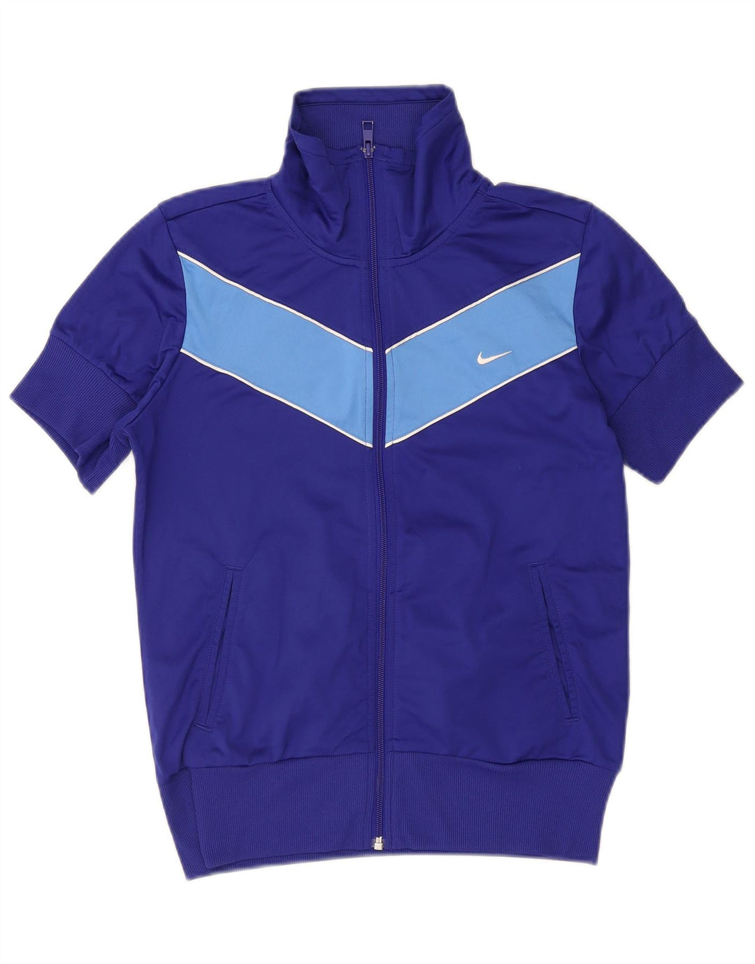 Nike - Chaqueta de chándal para mujer, talla 40, color azul marino mediano