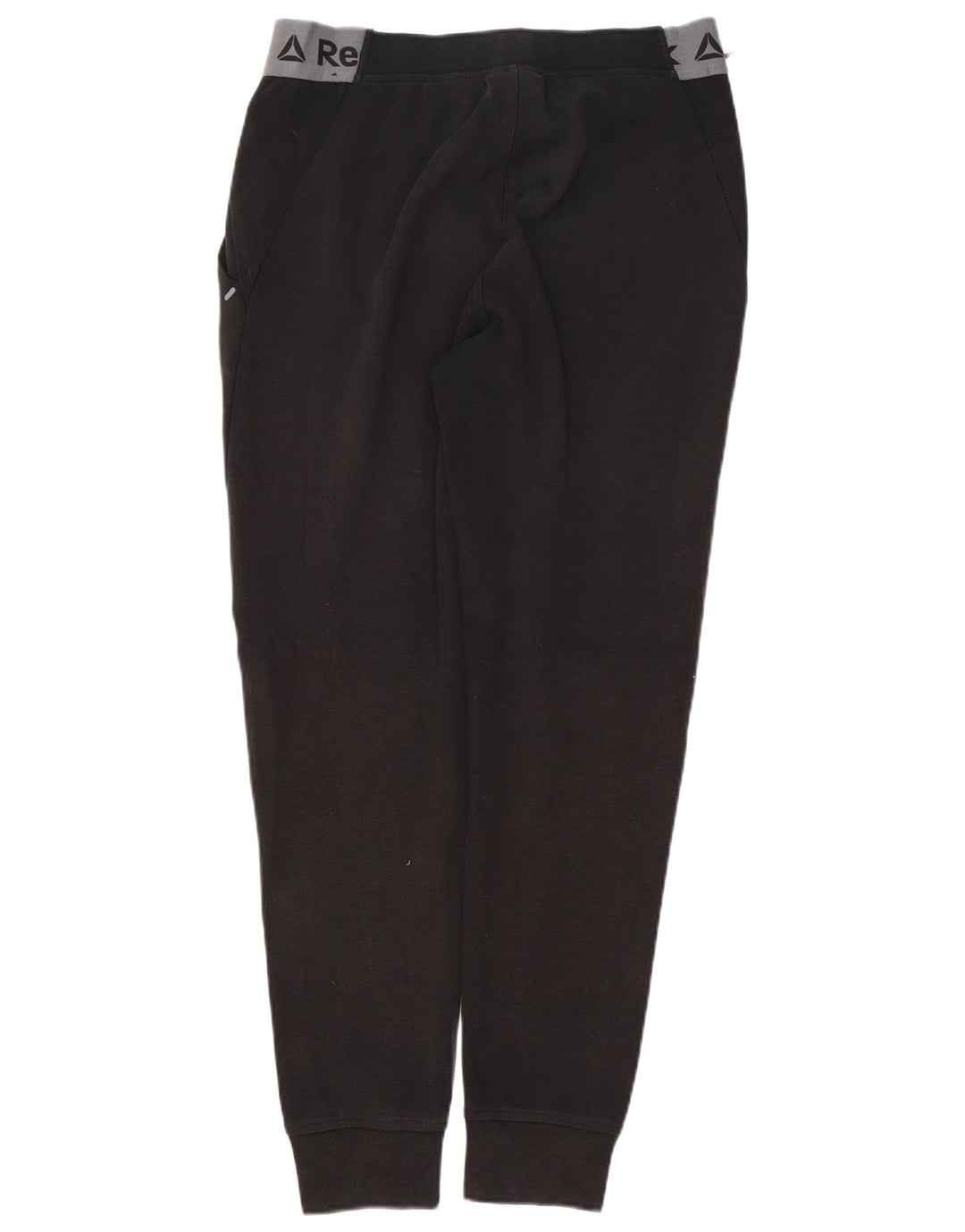 REEBOK Hombre Pantalones de chándal con estampado gráfico Joggers Medium Black Colourblock