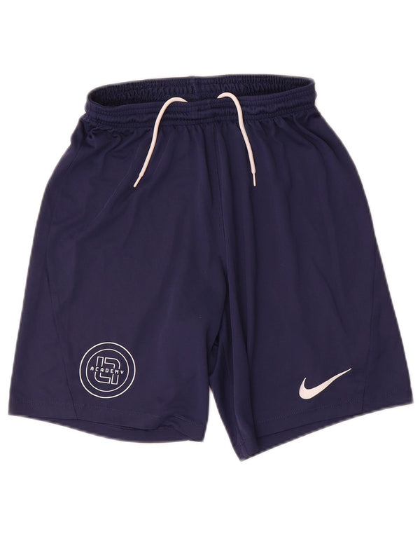 Nike Mens Dri Fit Slim Sport Shorts Pequeño Azul Marino Poliéster