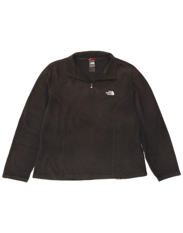 The North Face Jersey de forro polar con cremallera y cuello para mujer UK 40 XL Poliéster negro