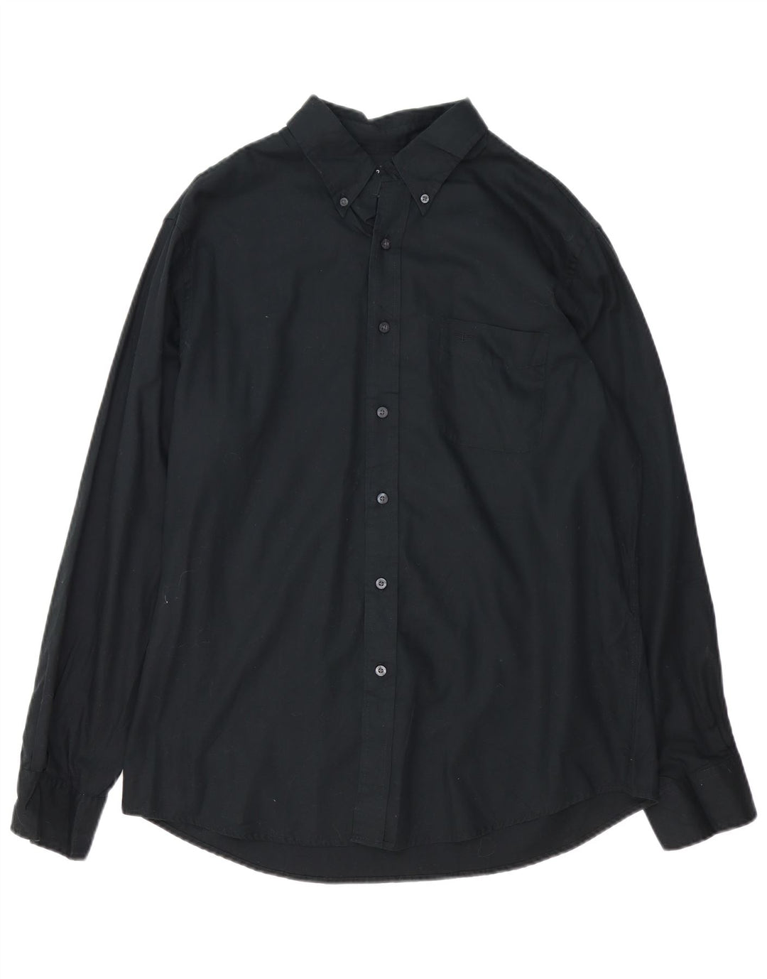 DOCKERS Camisa para hombre Talla 16 16 1/2 Grande Algodón negro