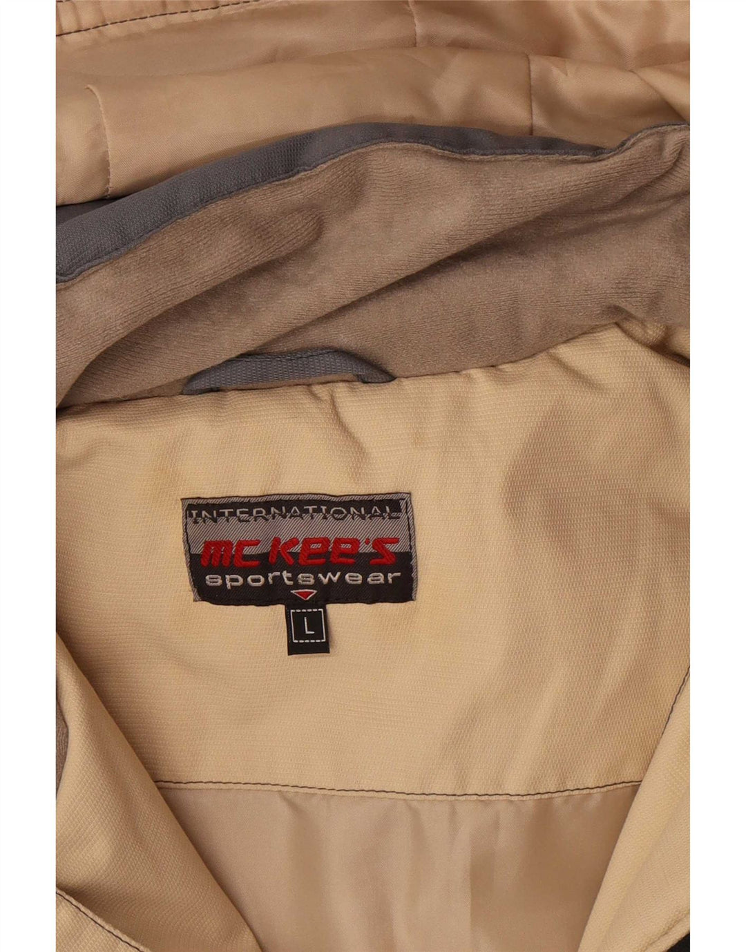 MC Kee's Chaqueta de esquí con capucha para hombre UK 40 Large Azul Colorblock Poliamida