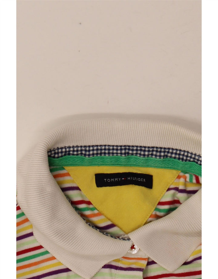 TOMMY HILFIGER Polo para mujer UK 8 Small Multicolor Rayas