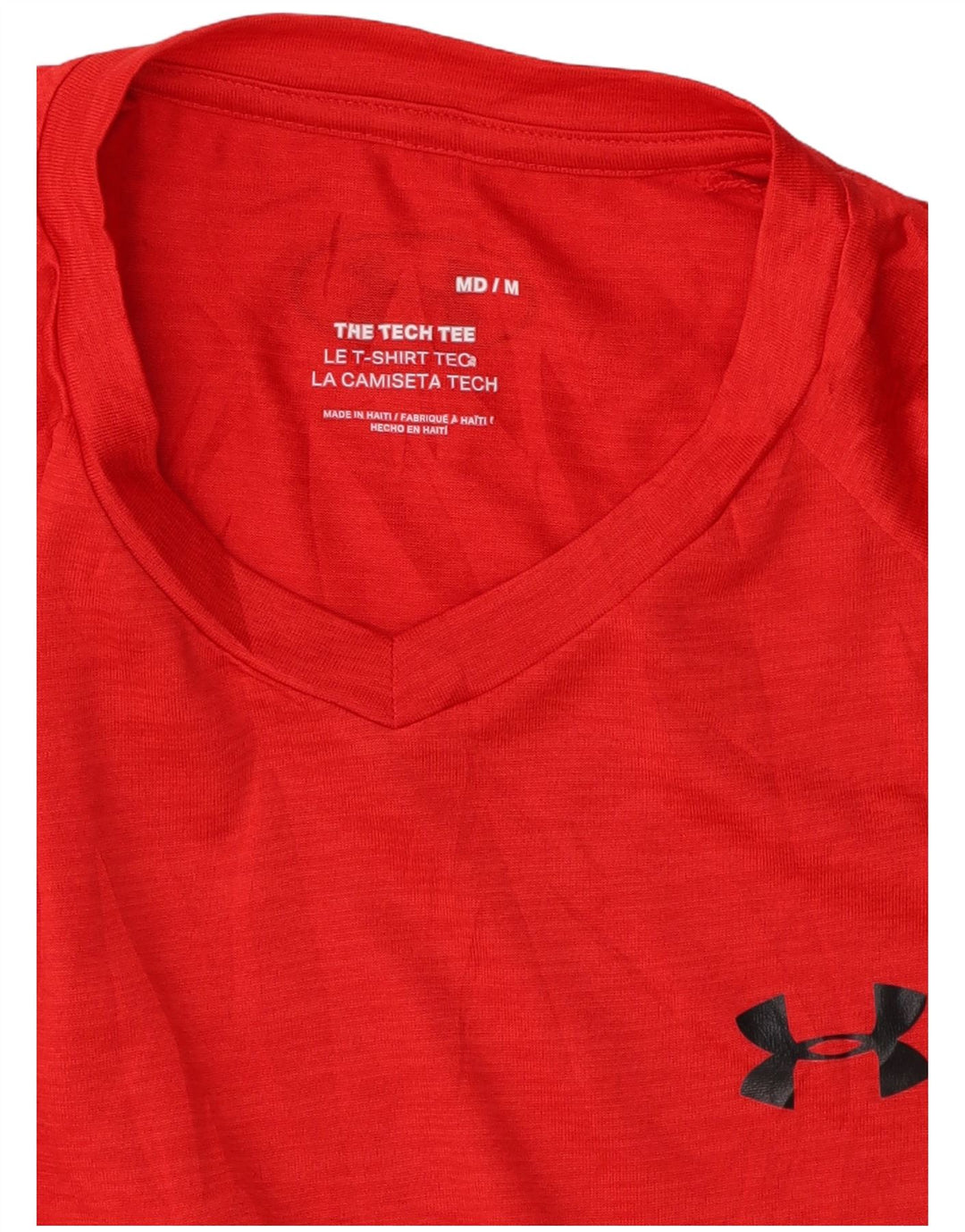 Camiseta UNDER ARMOUR Hombre Top Medium Rojo Poliéster