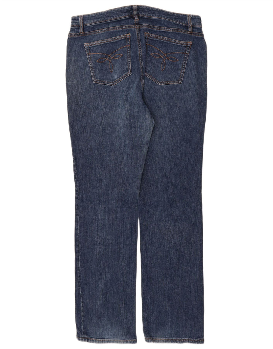 CHAPS Vaqueros rectos para mujer US 10 Large W30 L31 Algodón azul