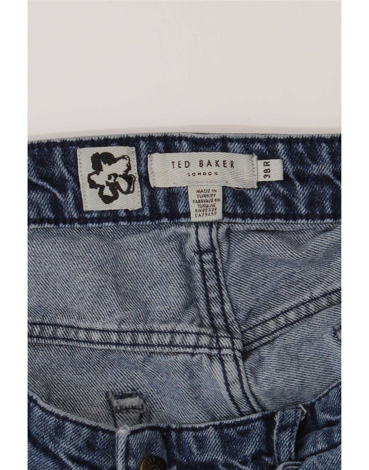 Vaqueros rectos para hombre de Ted Baker W38 L29 Azul