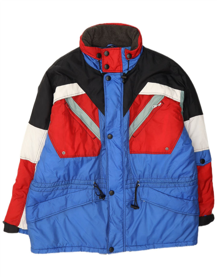 Chaqueta de esquí Crane Hombre XL Azul Colorblock Poliamida