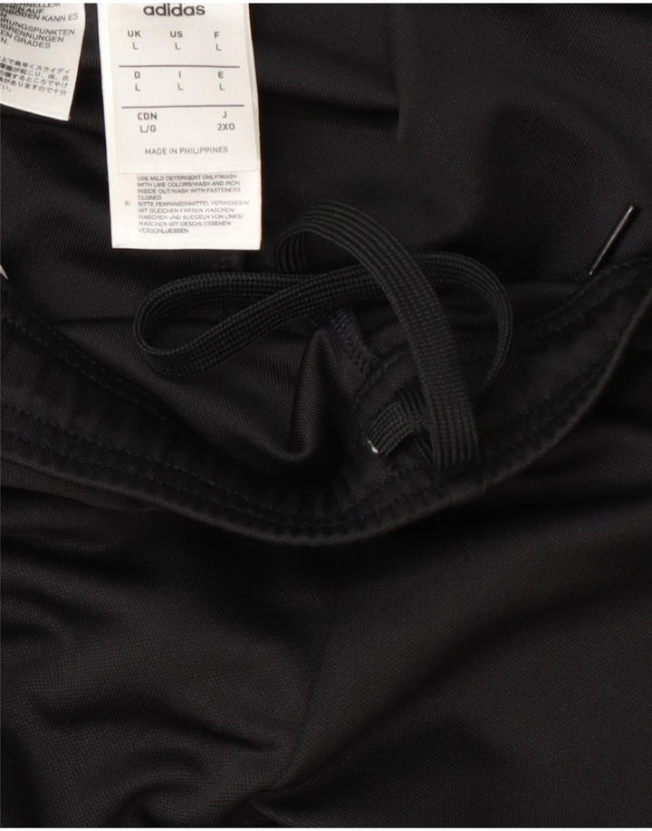 Adidas Hombre Climalite Pantalones De Chándal Grande Negro Colorblock Poliéster