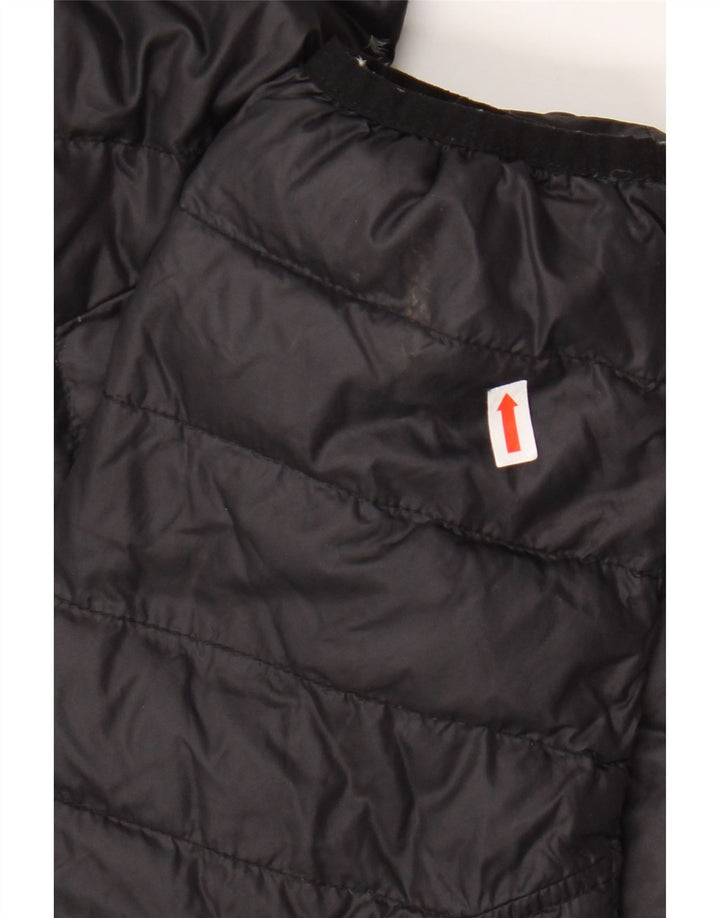 DIESEL Chaqueta acolchada con capucha para hombre UK 36 Small Black Nylon