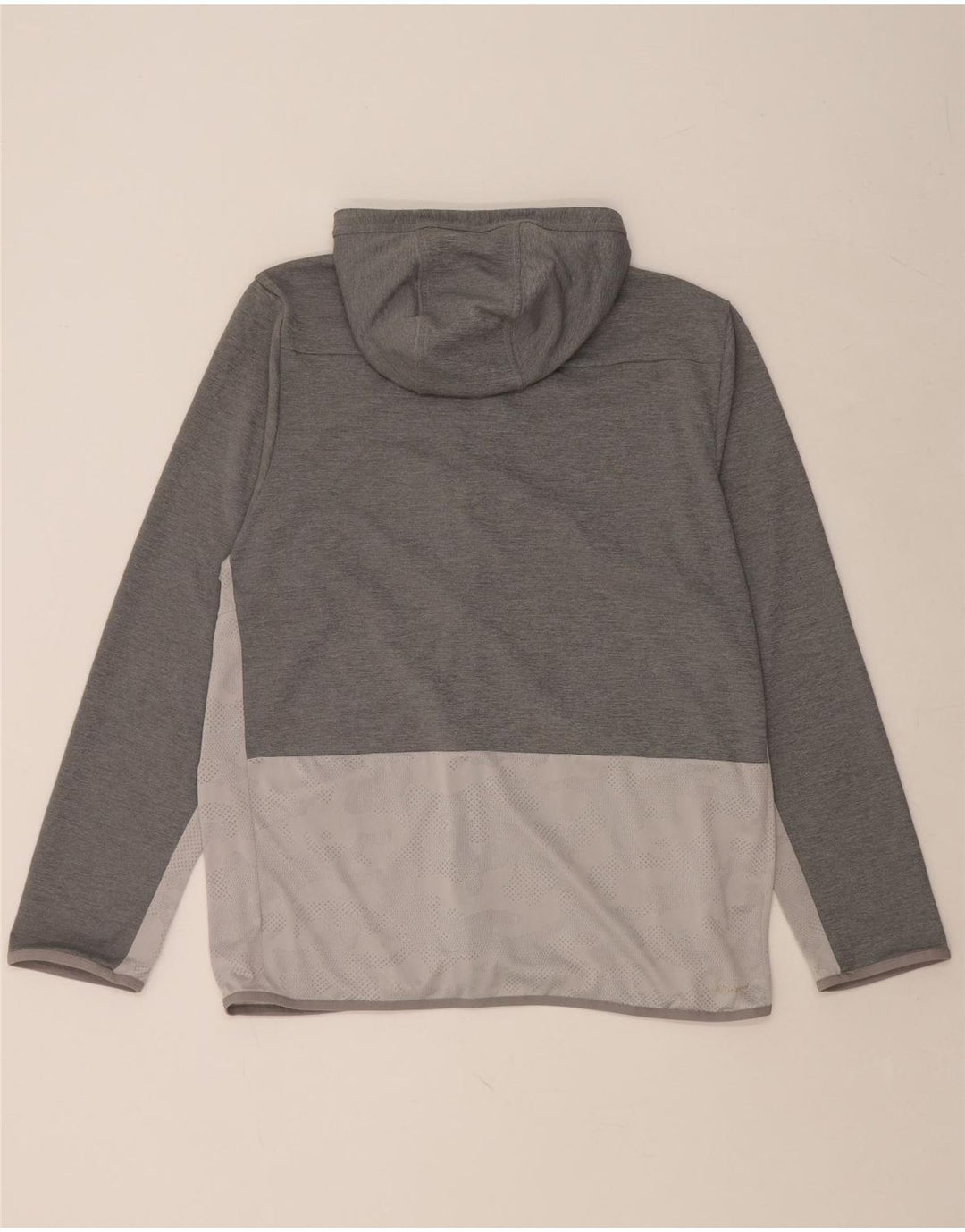 ADIDAS Sudadera con capucha y cremallera para hombre XL Poliéster gris