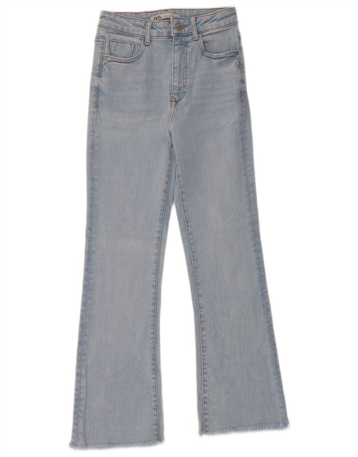 Zara Vaqueros Acampanados Mujer EU 34 2XS W24 L27 Azul