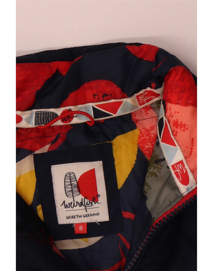 Weird Fish Chaleco acolchado para mujer UK 8 Small Poliéster azul marino
