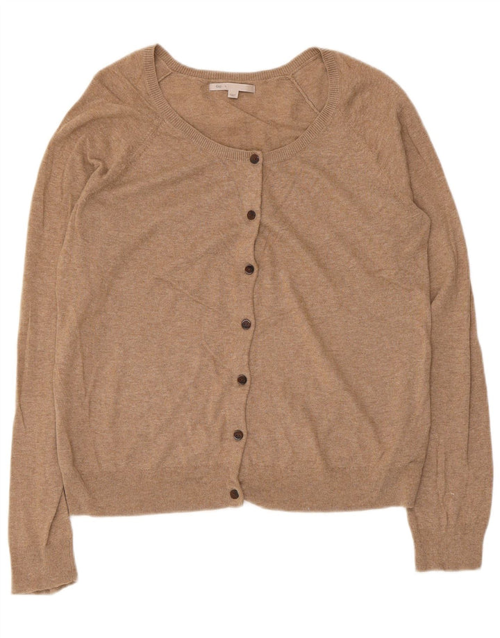 Gap Cárdigan para Mujer UK 42 Algodón Marrón Medio