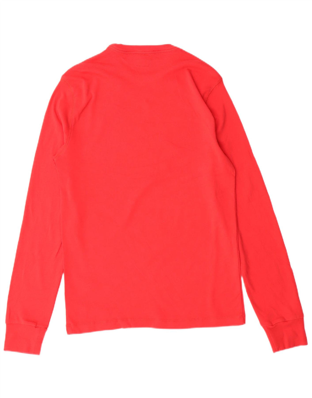 J. Crew Top gráfico para hombre de manga larga de algodón rojo medio