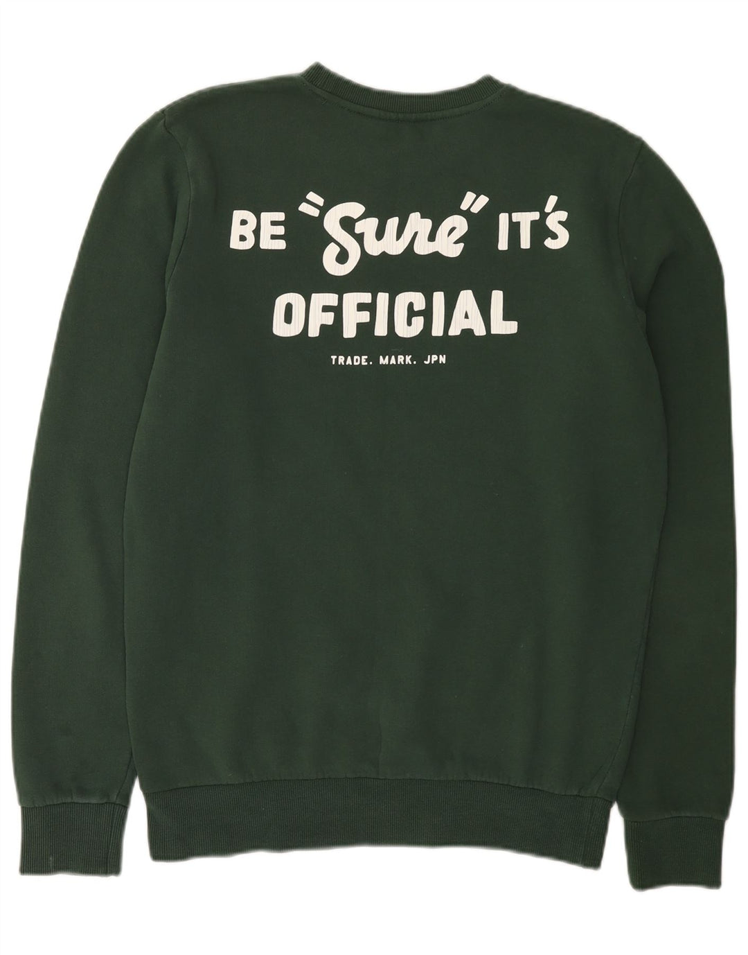 Superdry Sudadera Con Estampado De Hombre, Jersey De Algodón Verde Grande