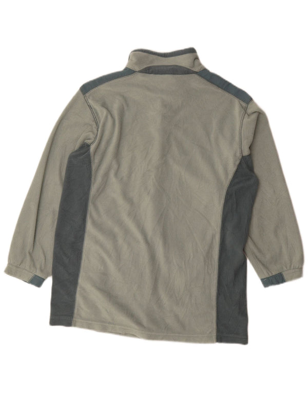 Columbia Chaqueta polar para mujer UK 44 Verde medio Colorblock