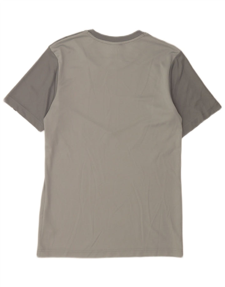 Nike Camiseta gráfica para hombre Top pequeño gris color block Poliéster