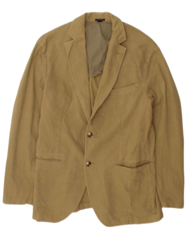 Massimo Dutti Chaqueta Blazer de 2 Botones para Hombre UK 36 Small Marrón