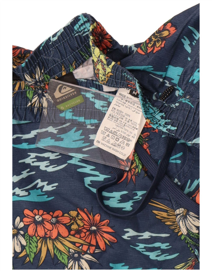 Bañador Quiksilver Hombre Bañador Mediano Azul Marino Floral Poliéster