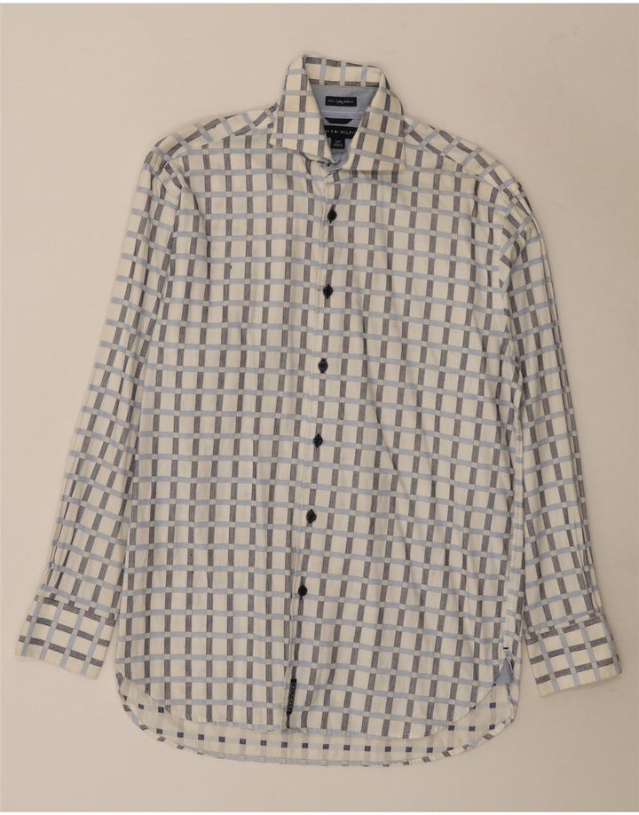 Camisa Tommy Hilfiger Hombre Small White Check Cotton