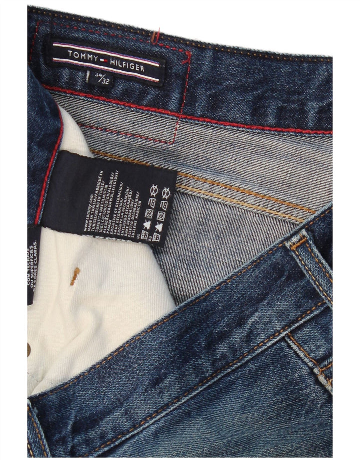 TOMMY HILFIGER Vaqueros rectos para hombre W34 L32 Algodón azul