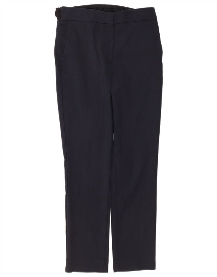 Zara Mujer Pantalón Chino Slim Medium W30 L28 Algodón Negro