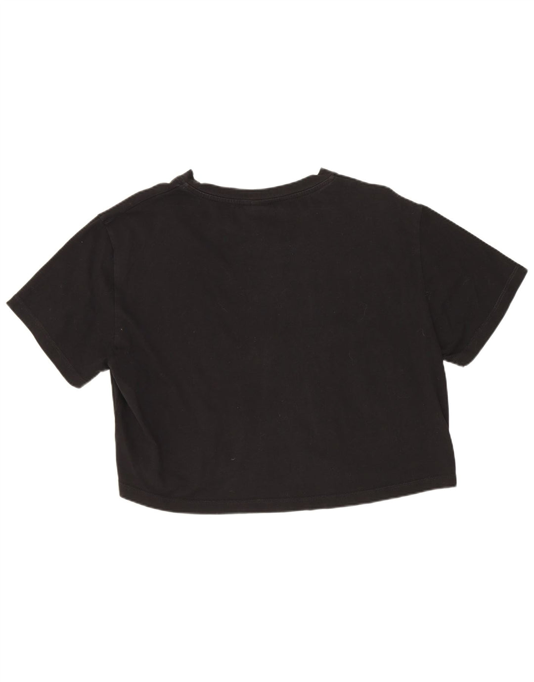 Kappa - Camiseta corta con gráfico para mujer, talla 40, color negro