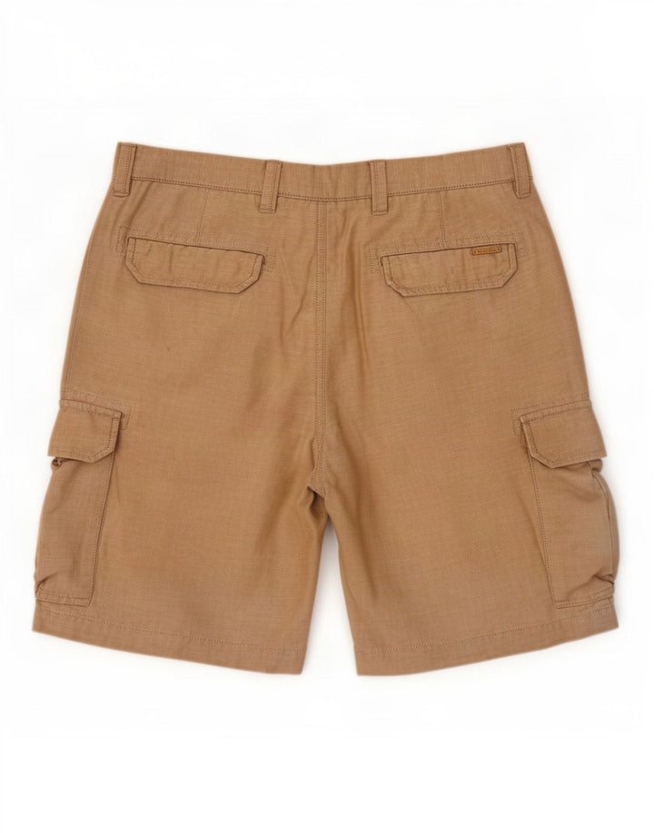 Massimo Dutti Shorts Cargo Hombre EU 38 Small W30 Beige Algodón