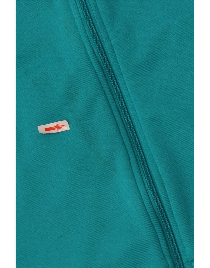 Adidas Mujer Climalite Chándal Top Chaqueta Reino Unido 12/14 Verde Medio