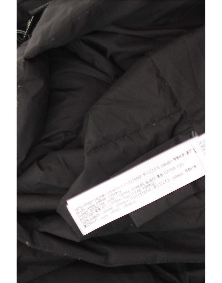 Massimo Dutti Chaqueta Acolchada Mujer UK 40 Small Poliéster Negro