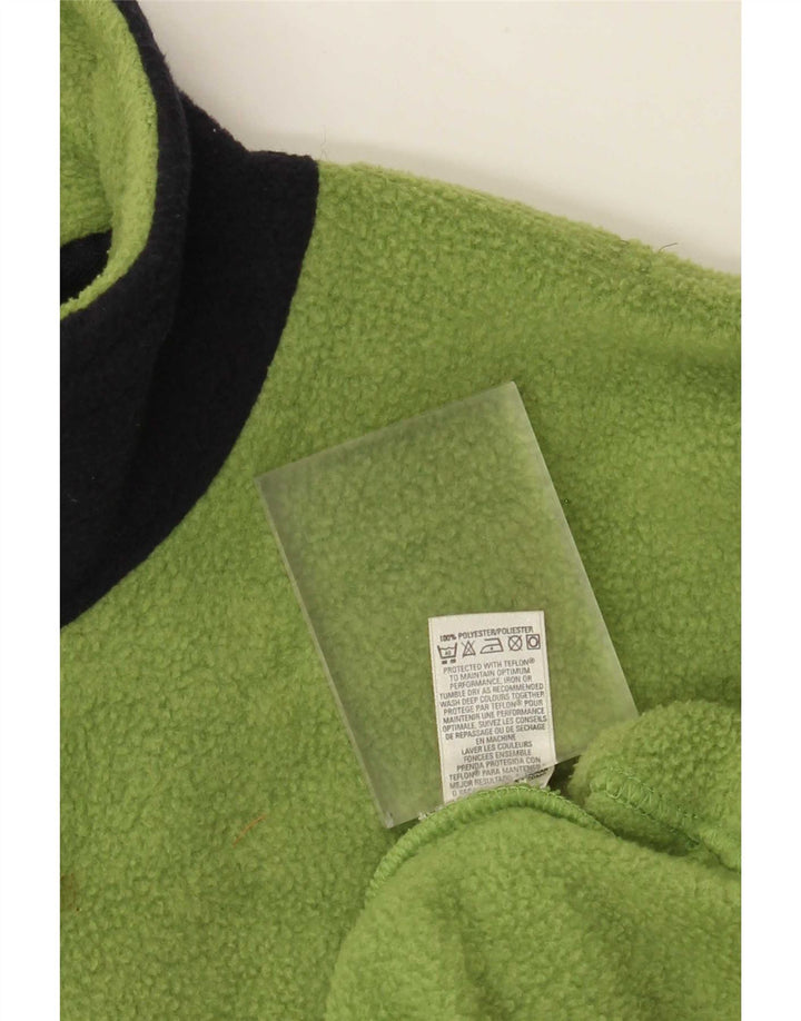 Marks & Spencer Jersey De Polar Con Cremallera Y Cuello Grande Para Hombre Color Block Verde