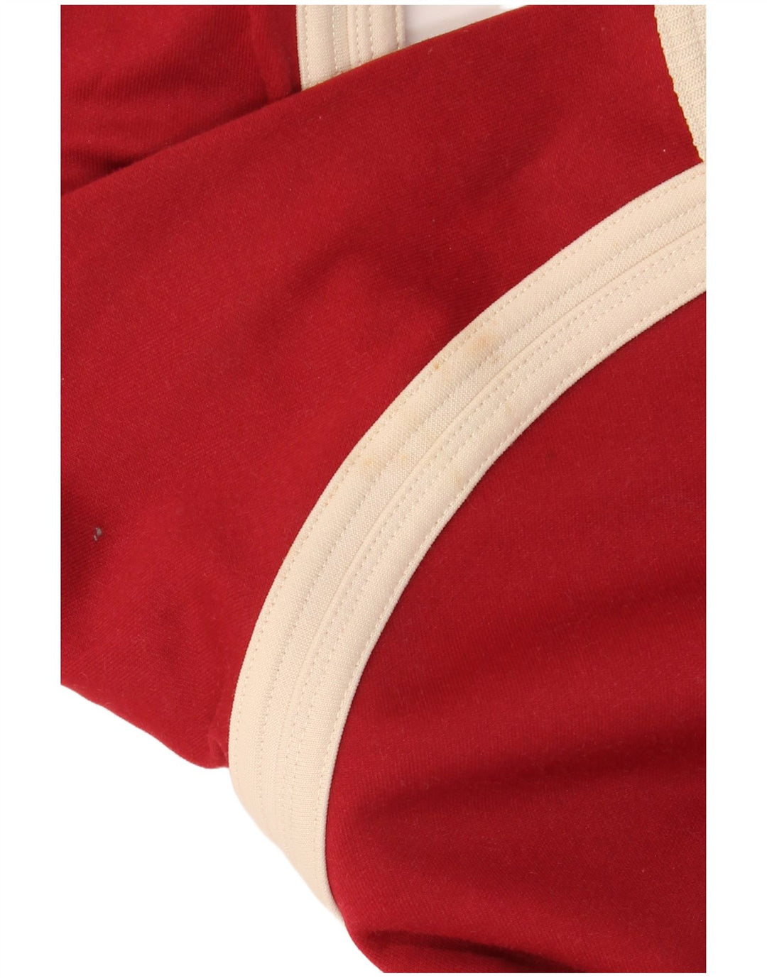 PUMA Camiseta de manga larga para hombre, poliéster color block pequeño, color rojo