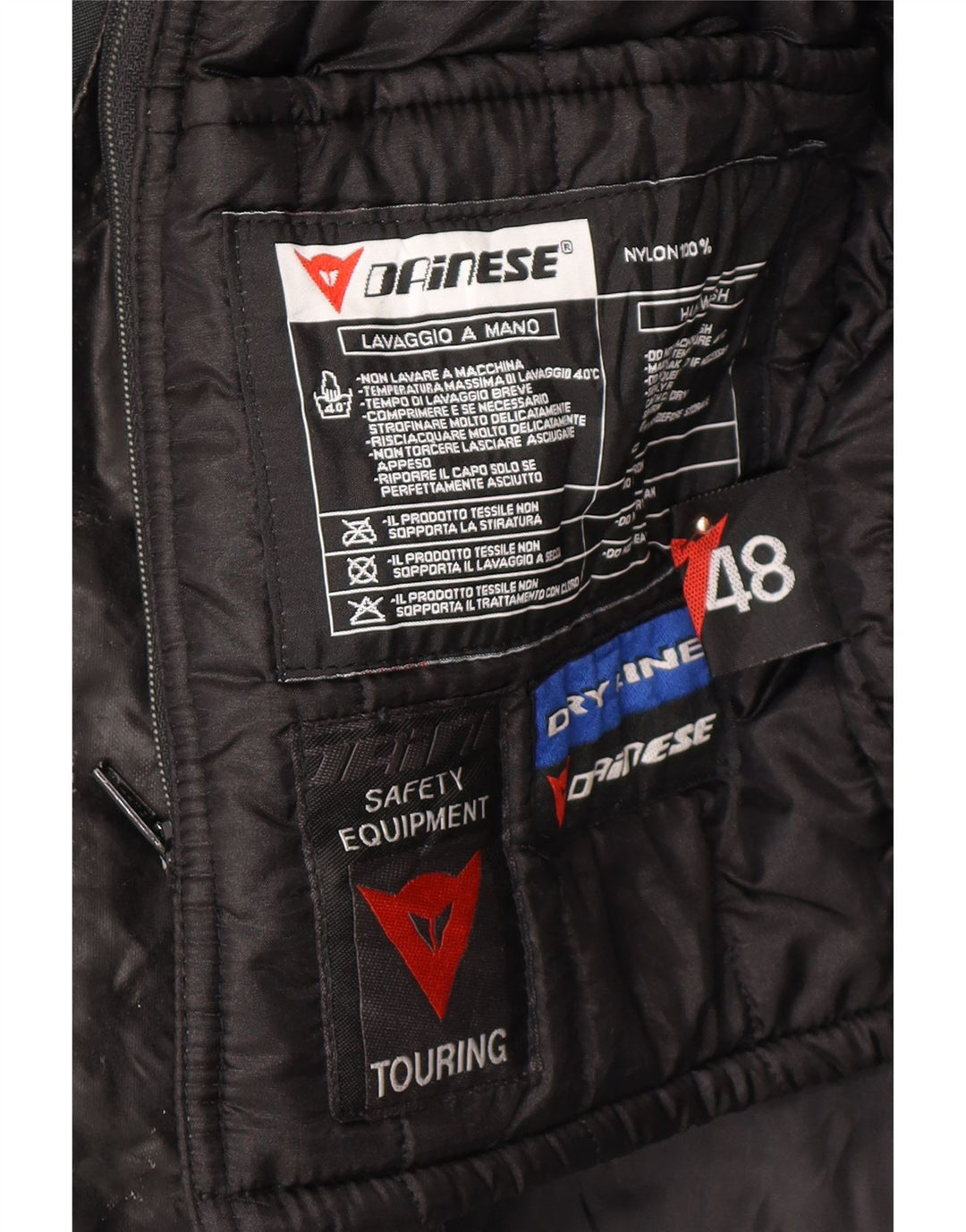 DAINESE Chaqueta de motociclista para hombre Talla 48 Mediana Color negro Bloque de color