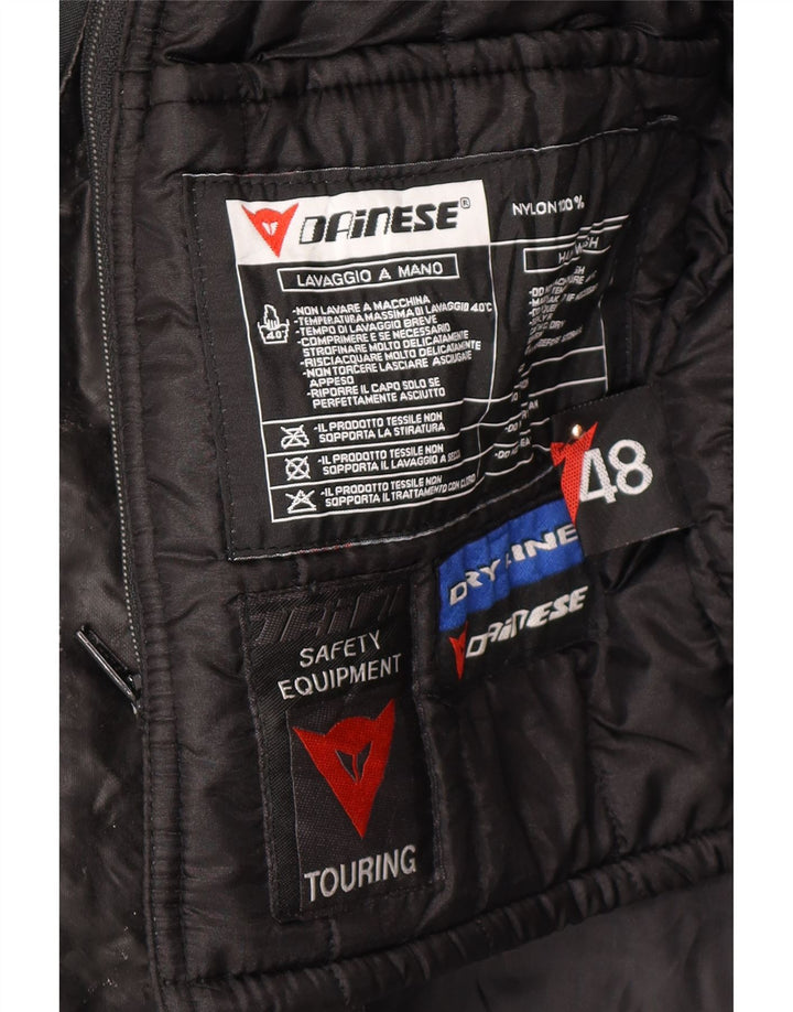 DAINESE Chaqueta de motociclista para hombre Talla 48 Mediana Color negro Bloque de color