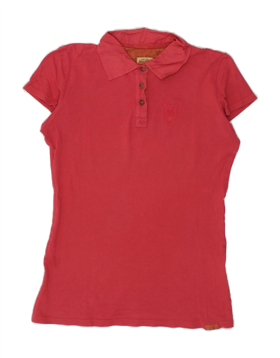 ALVIERO MARTINI Womens Polo Shirt IT 42 Medium Pink Cotton Vintage ALVIERO MARTINI and Second-Hand ALVIERO MARTINI from Messina Hembry 